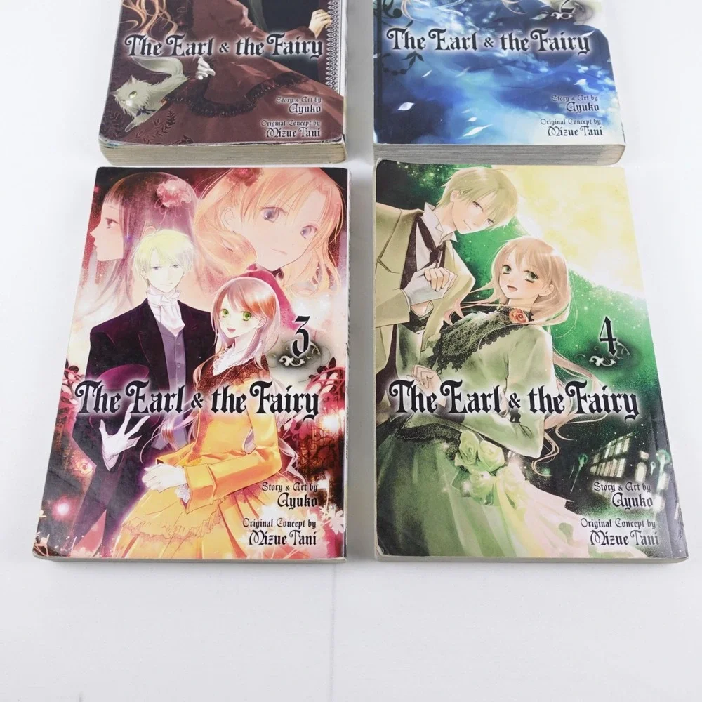 The Earl and the Fairy Manga Lot Volumes 1–4 Complete Set English Paperback